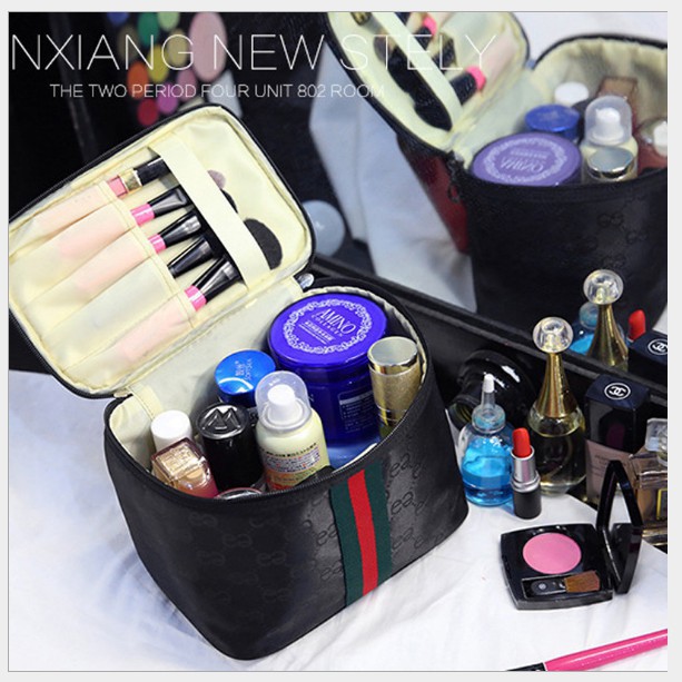 Túi Đựng Mỹ Phẩm / Đồ Trang Điểm, Cốp vải đựng mỹ phẩm cá nhân mini đi du lịch, túi đồ make up chuyên nghiệp 88079