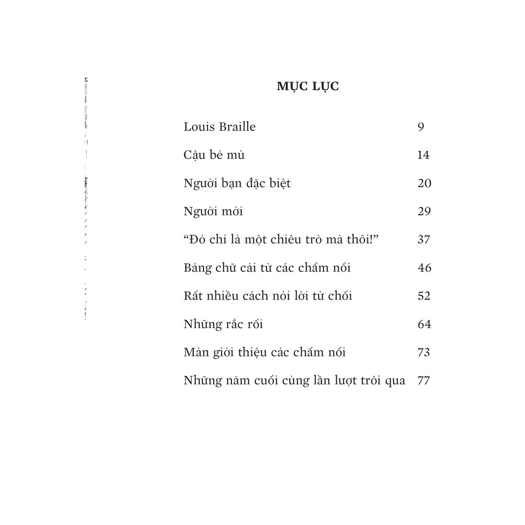 Sách Louis Braille – Cậu bé phát minh ra sách dành cho người mù