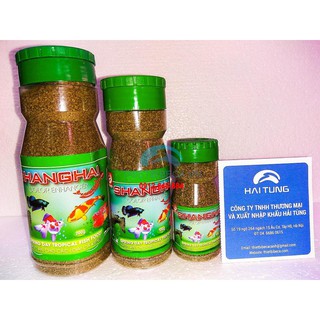 Combo 2 lọ thức ăn cho cá ShangHai. Cám dành cho cá bảy màu, cá kiếm, cá Koi,... dòng cá thủy sinh