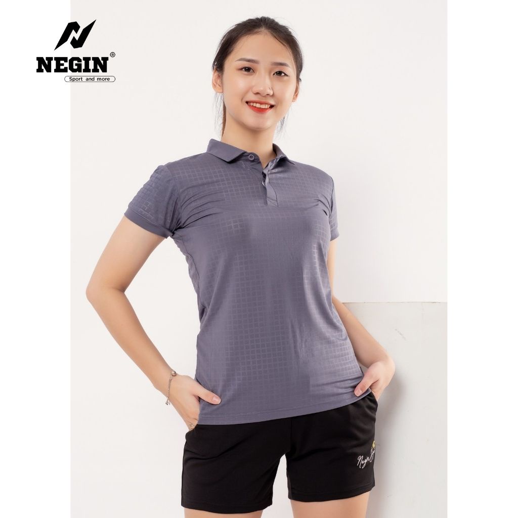 Áo Polo Nữ NEGIN Dáng Regular Fit Tay Ngắn Với Màu Sắc Năng Động, Chất Vải Thoáng Mát Co Giãn AND331W