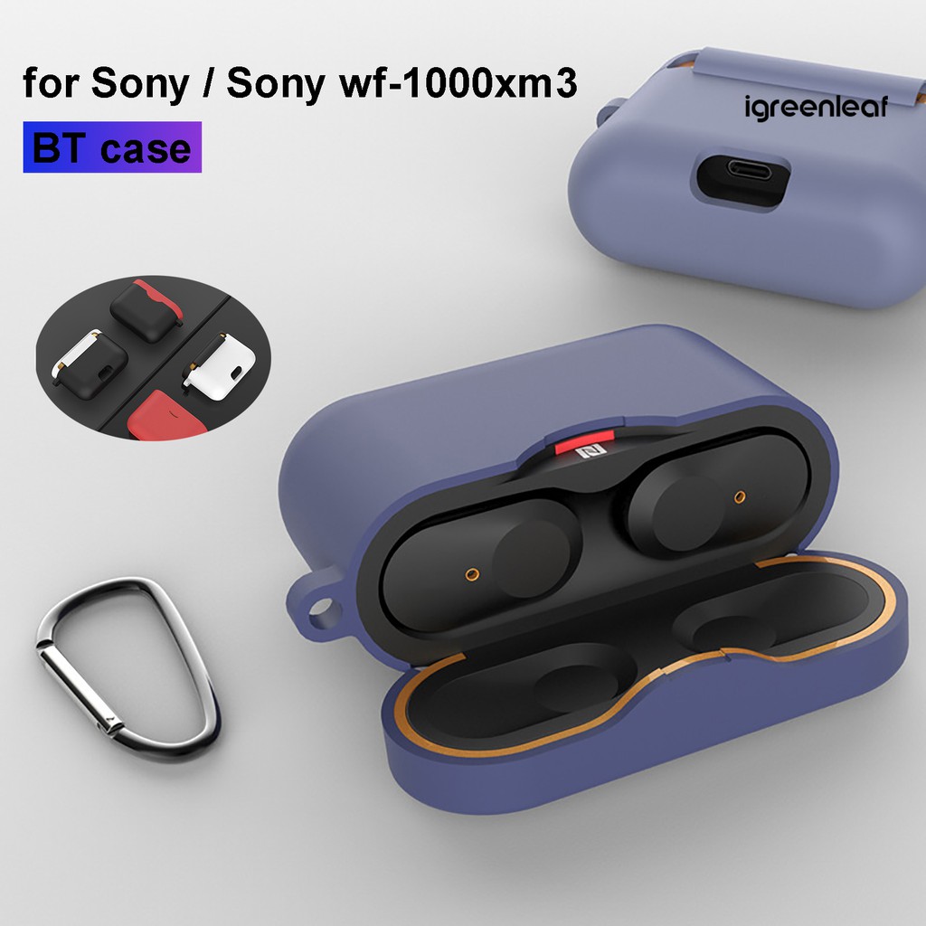 IG Silicone Mini Bluetooth Earphone Protective Case Storage Box for Sony WF-1000XM3