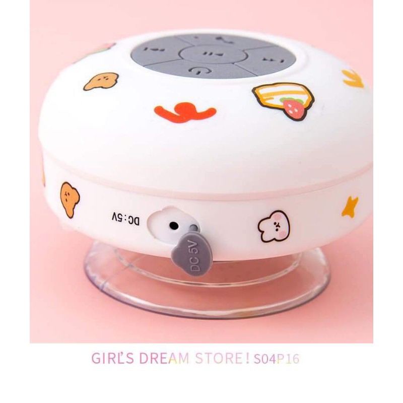 Loa Bluetooth chống nước ,dán tường siêu cute luôn nè thoải mãi điều chỉnh nghe và trả  lời điện thoại