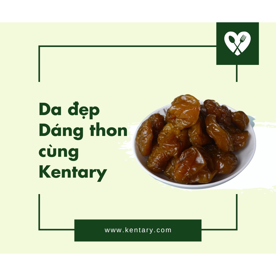 Táo Xanh Sấy Dẻo Kentary - Vị Chua Ngọt - Đồ Ăn Vặt Healthy - Túi 200gr