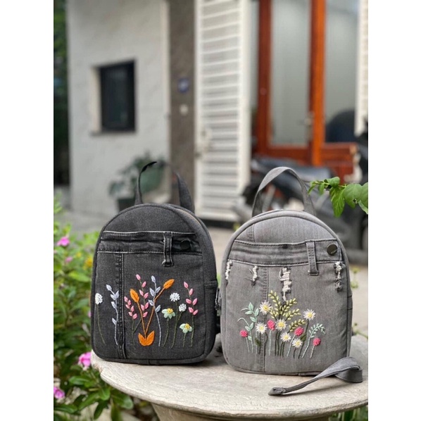 Túi crossbody thêu tay thủ công