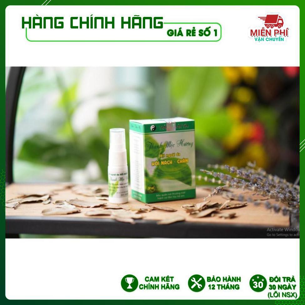 [KHỬ MÙI, KHÁNG KHẨN, CHÍNH HÃNG] Xịt Hôi Nách, Hôi Chân Thanh Mộc Hương