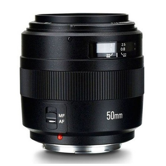 Ống kính Yongnuo 50mm F1.4 for Canon tặng kèm lens hood 58mm