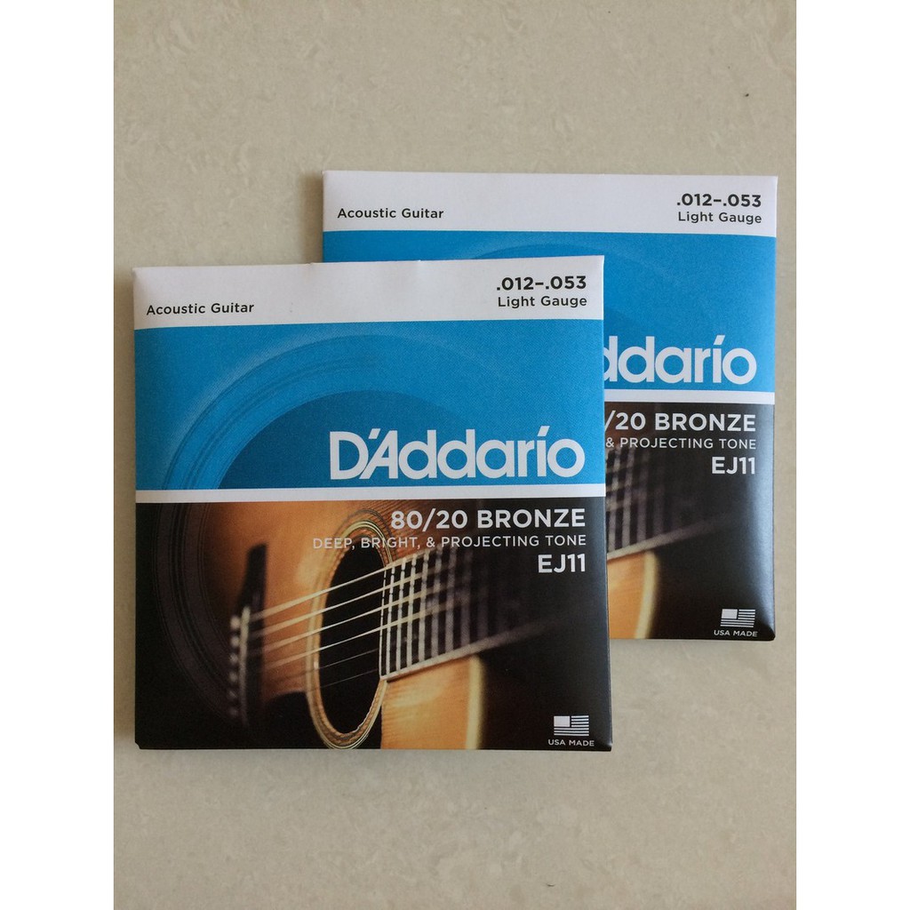 Dây Guitar Acoustic D'addario EJ11