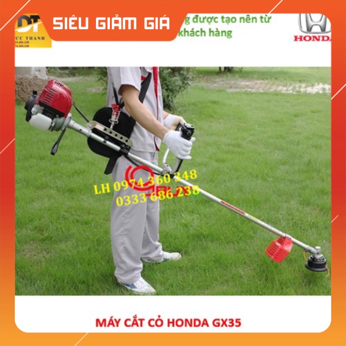 Cam kết Chính hãng Máy cắt cỏ đeo vai HONDA GX35. Nhập khẩu Thái Lan