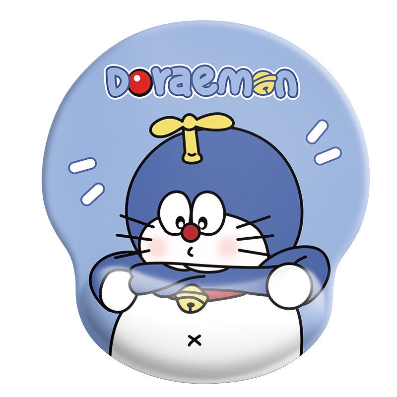 Tấm Lót Chuột Và Bàn Phím Bằng Silicon Mềm Hình Doraemon 3D Dành Cho Nam