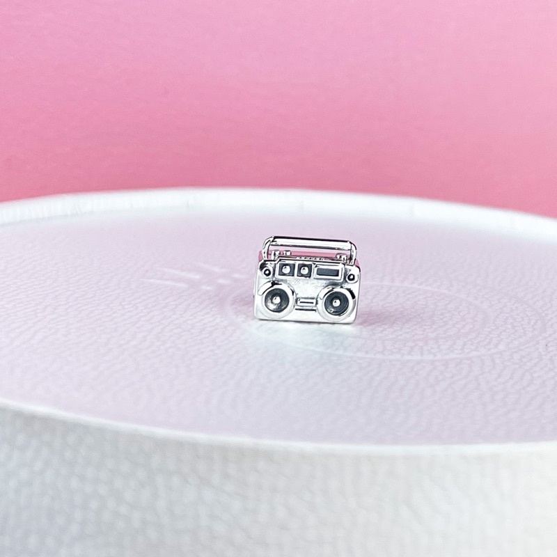 Hạt charm  chiếc radio bạc s925 cao cấp - CÓ BẢO HÀNH