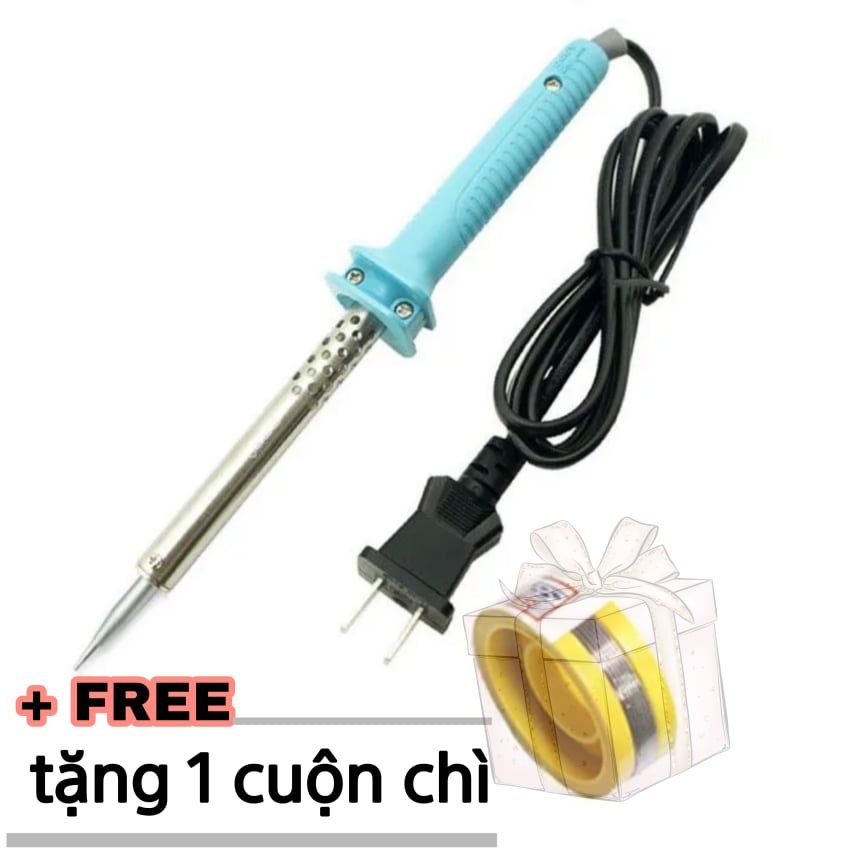 Mỏ hàn thiếc 60w tặng kèm 01 cuộn thiếc - Mỏ hàn chì giá siêu rẻ điều chỉnh nhiệt độ Soldering Iron