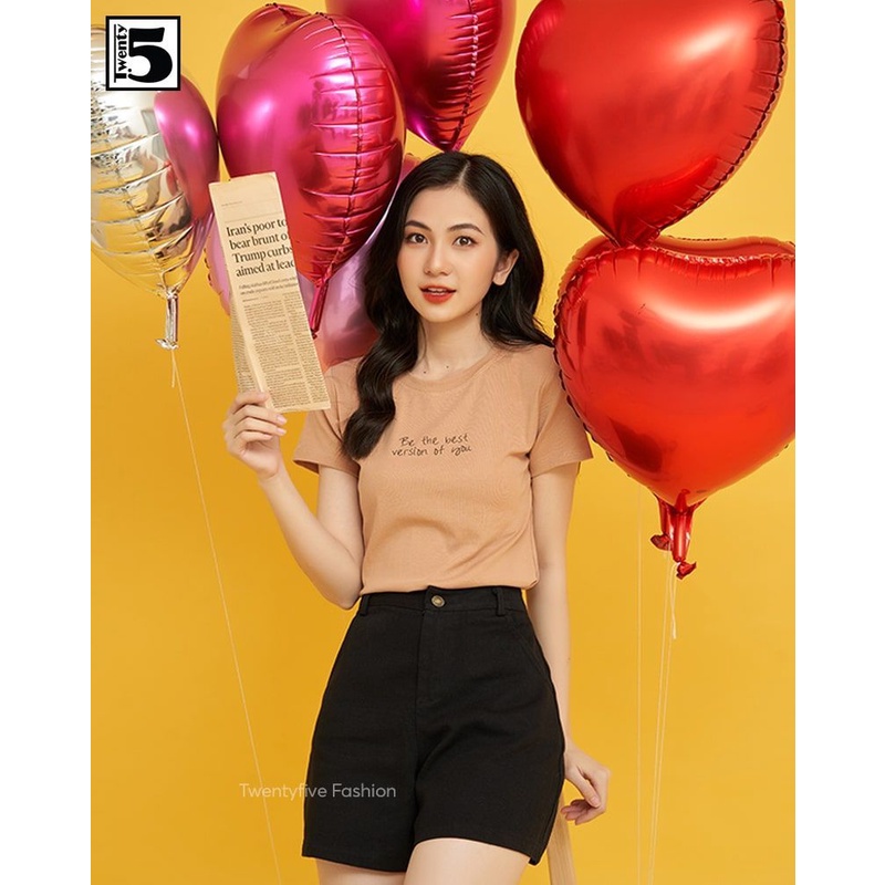 Quần short kaki nữ Twentyfive 3118