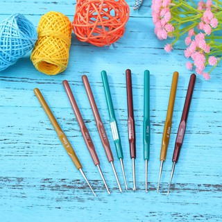 Set 8 kim móc đan len tiện dụng