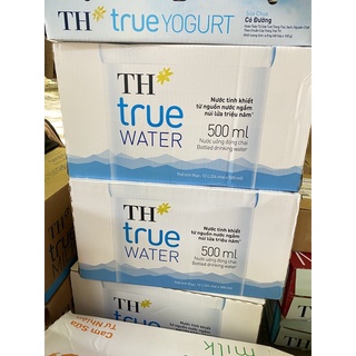 Thùng 24 Chai Nước Tinh Khiết TH True Water (24 chai x 500ml)