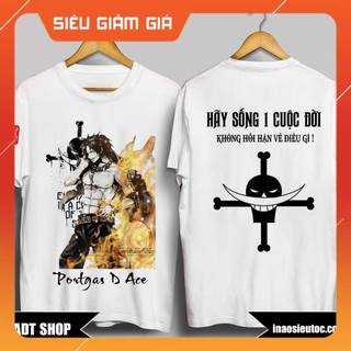 (Hot) 🔥FLASH SALE🔥Áo phông Ace One Piece đẹp siêu ngầu HOT nhất