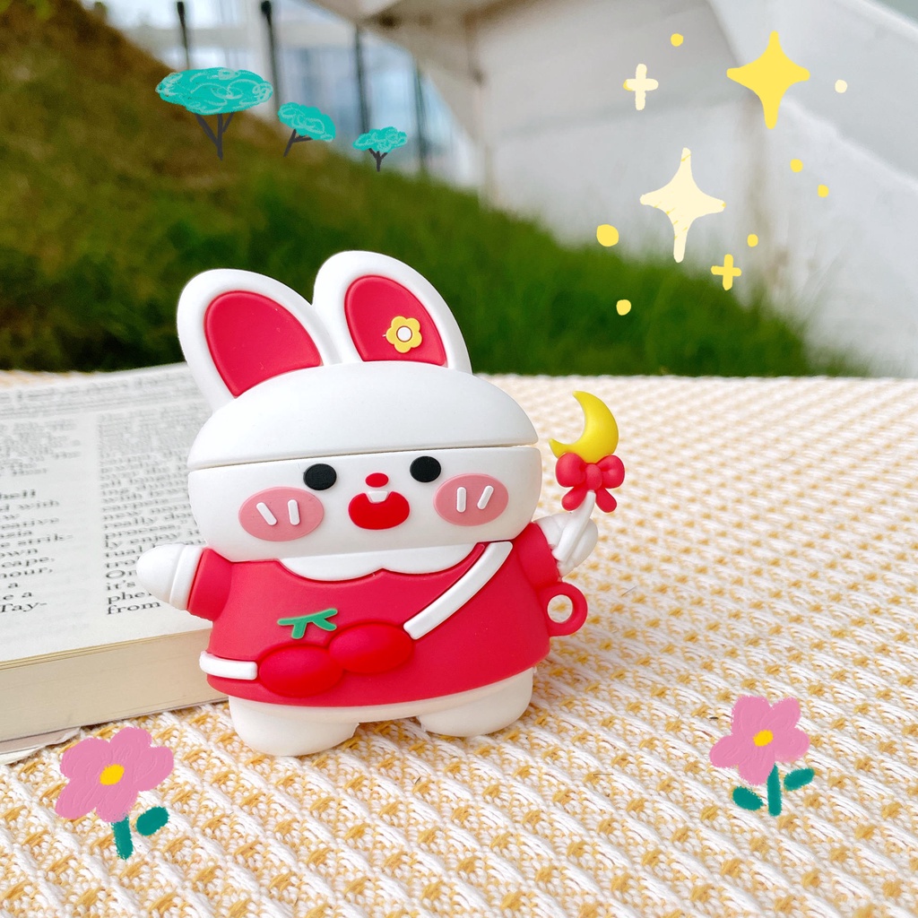 Vỏ Bảo Vệ Hộp Sạc Tai Nghe AirPods3 Gen AirPods3 2021 3 Bằng Silicon Hình Đũa Thần Dễ Thương Tiện Dụng Ốp