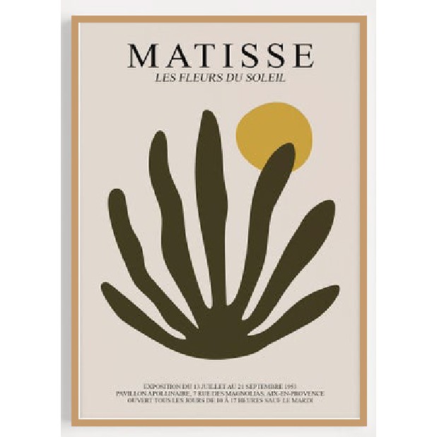 (HOT 2021)Tranh canvas chủ đề MATISSE cực HOT- Kích thước 40x60cm- Tặng kèm đinh treo tranh
