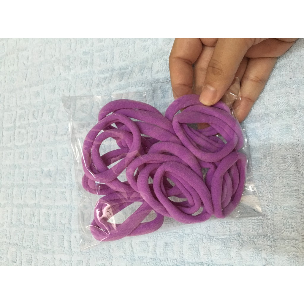 1 cọng thun cuộc tóc vải có nhiều màu đẹp đường kính 4.5CM màu ngẫu nhiên
