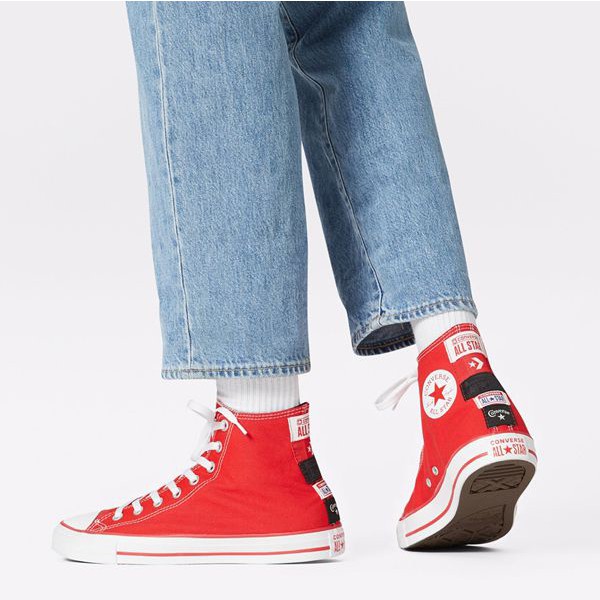 Giày Sneaker Unisex Converse Chuck Taylor All Star Logo Play Red High - 167173C