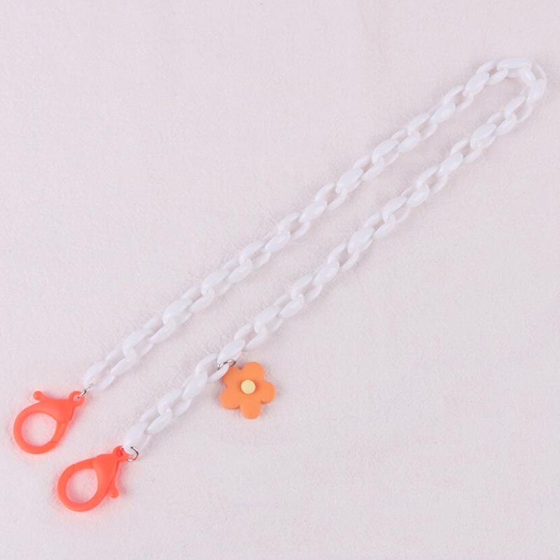 Giá đỡ mắt kính chống thất lạc bằng acrylic hình hoa màu kẹo