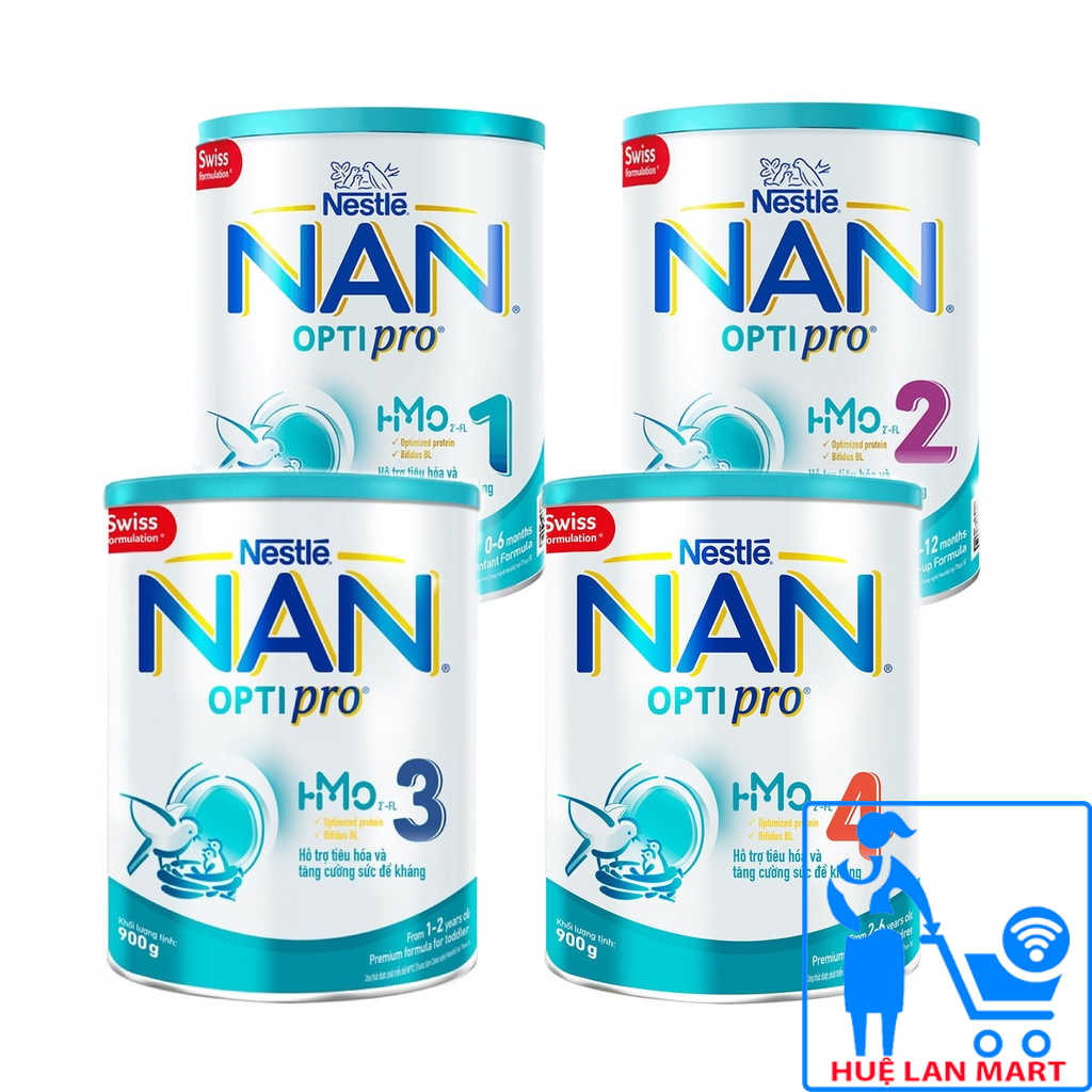 COMBO 2 HỘP SỮA BỘT NAN OPTIPRO 1/2/3/4 900G