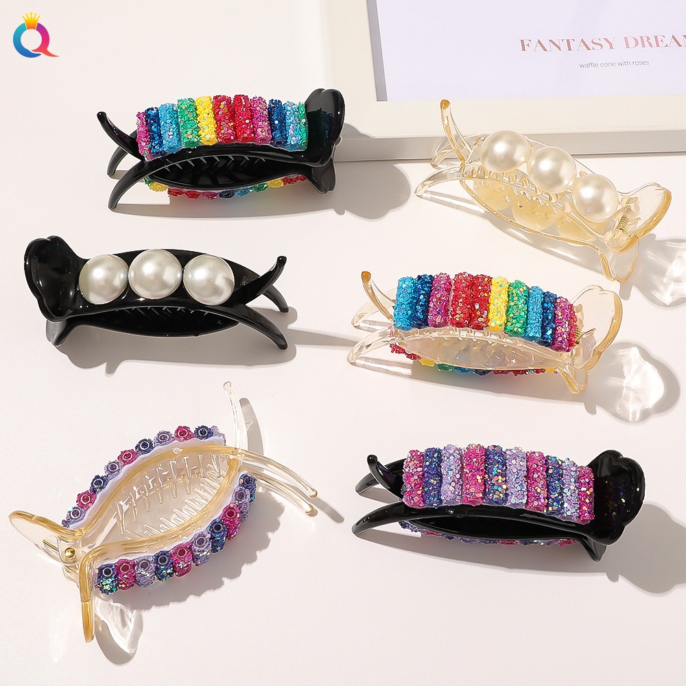 Kẹp tóc màu kẹo phong cách Hàn Quốc Huyna thời trang cho nữ