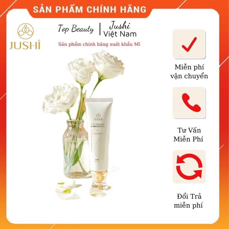 Kem Chống Nắng Top Beauty Jushi Việt Nam Kem Dưỡng Chống Nắng Nhau Thai Cừu Công Nghệ Nhật Bản