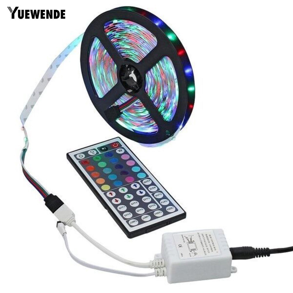 【COD】5/10m LED Strip Light Cupboard Garage Decor with IR Control