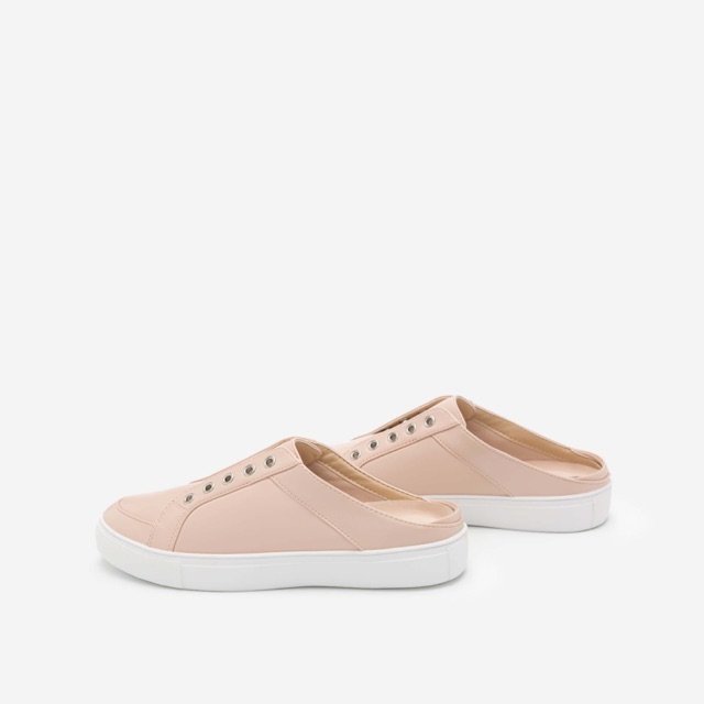 Giày Sneaker Hở Gót - Màu Hồng