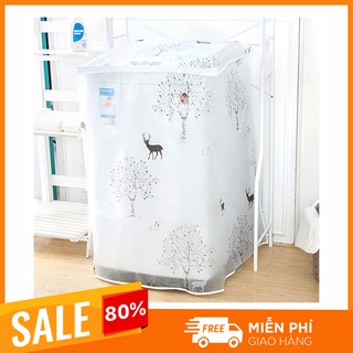 Bọc máy giặt satin, tấm bạt phủ máy giặt