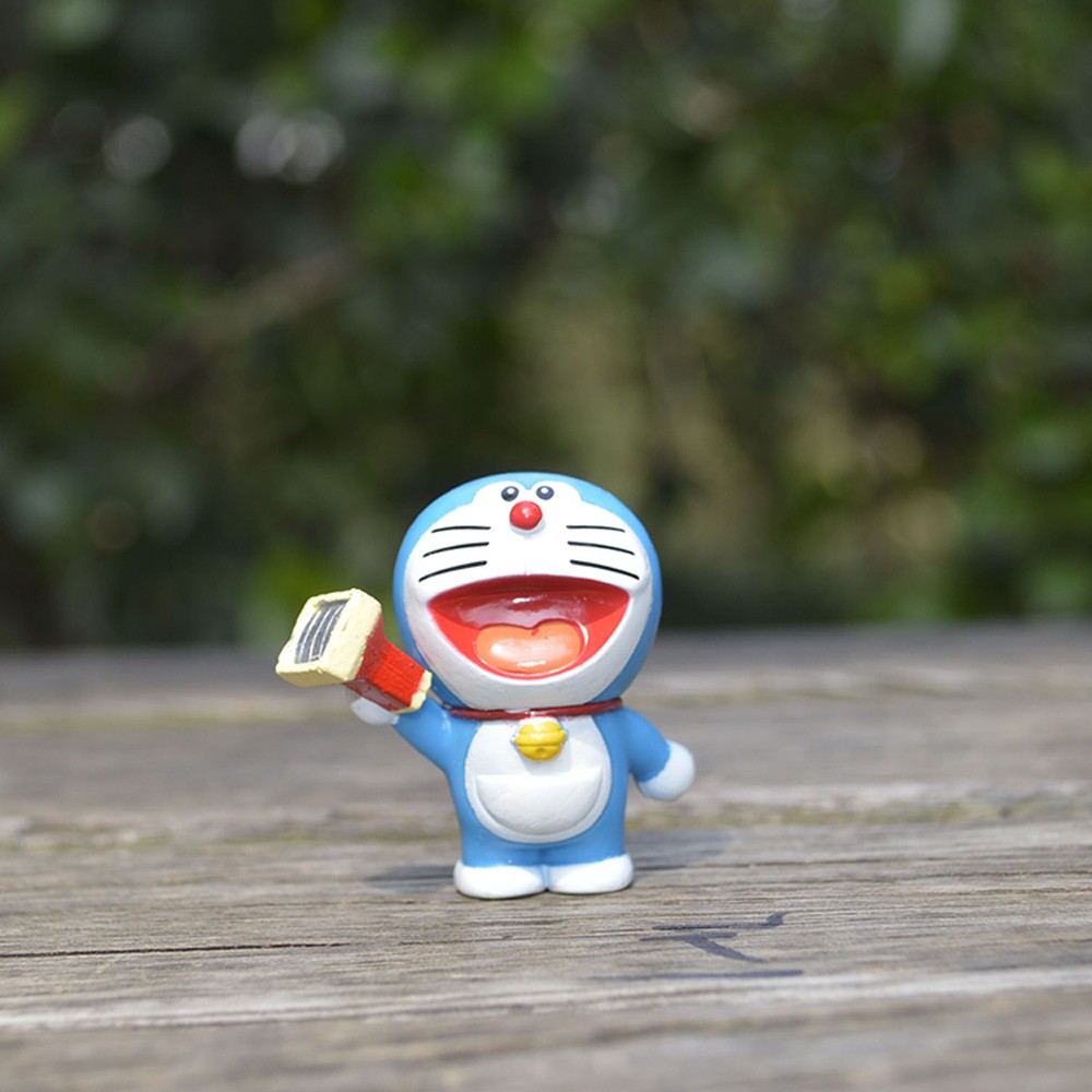 Set 8 Mô Hình Doraemon Mini Trang Trí Đáng Yêu