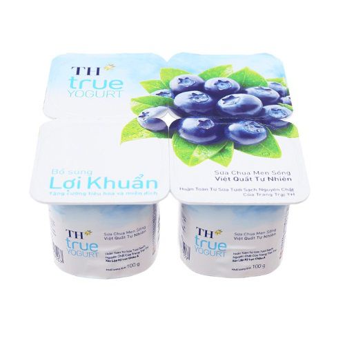 Sữa Chua Ăn TOPKID/ TH True Yogurt Lốc 4 hộp [BẢO QUẢN LẠNH-CHỈ GIAO HOẢ TỐC]