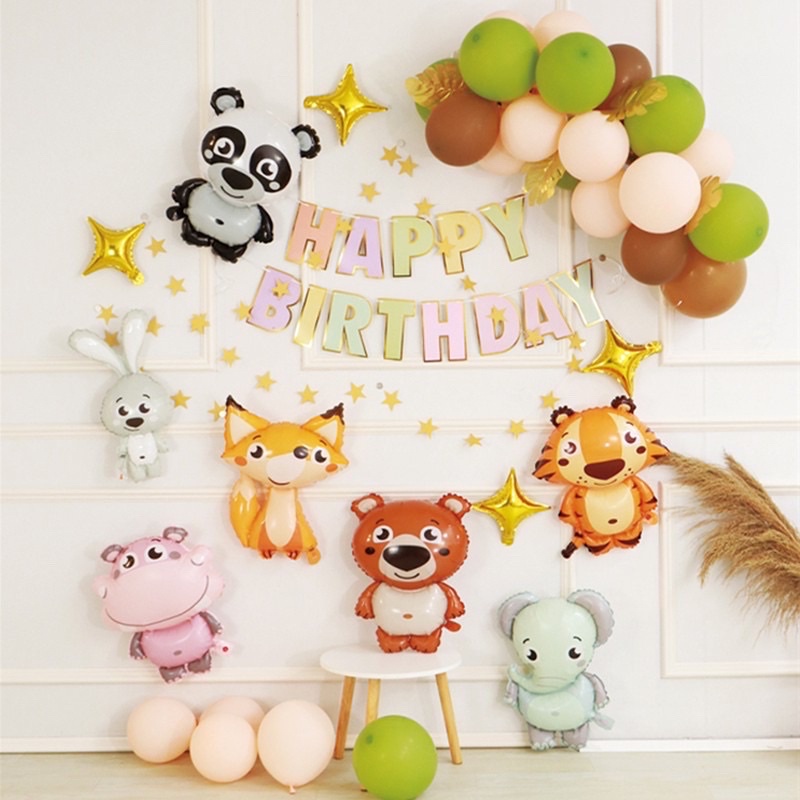 Set trang trí sinh nhật chủ đề Thú Cưng cho bé