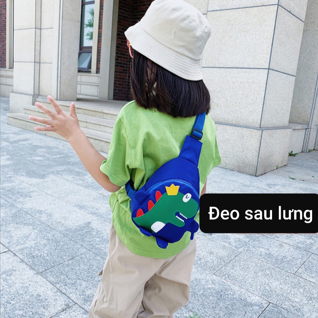Túi đeo chéo cho bé gái, túi đeo vai bé trai đựng lì xì đồ cá nhân xinh xắn kích thước 6x12x18cm