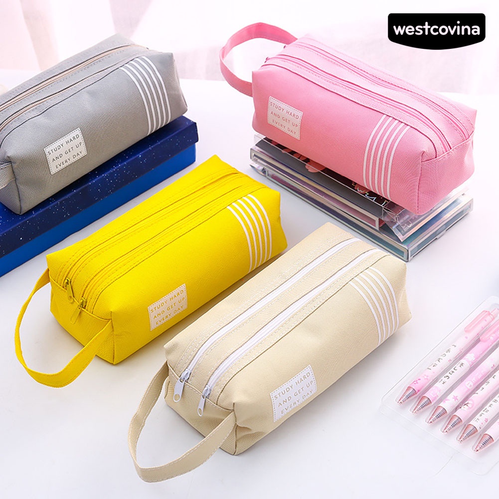 [Hot]✍Túi Đựng Bút Bằng Vải Oxford Nhiều Ngăn Tiện Dụng