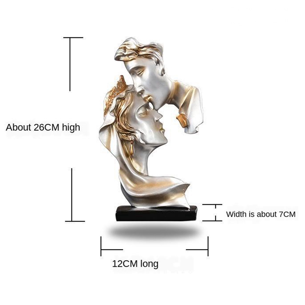 Tượng Đôi Tình Nhân  Đồ trang trí cặp đôi trang trí nhà cửa