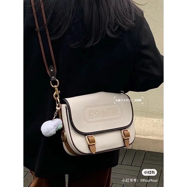 Túi Coach bầu dáng cặp - 2 màu sẵn sale