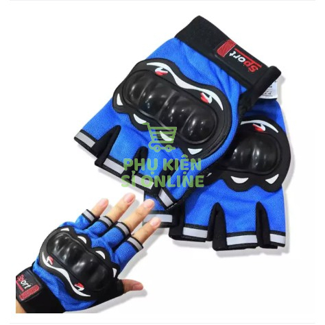 Găng Tay Nam Cụt Ngón Probiker , Găng Tay Chống Nắng Đi Phượt Tập Gym Có Gù Bảo Vệ Lòng Bàn Tay Store4girls