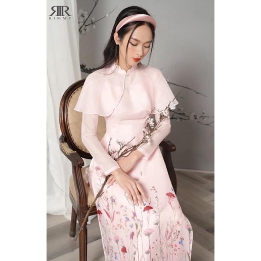 áo dài an nhiên Rimmy nguyên tag