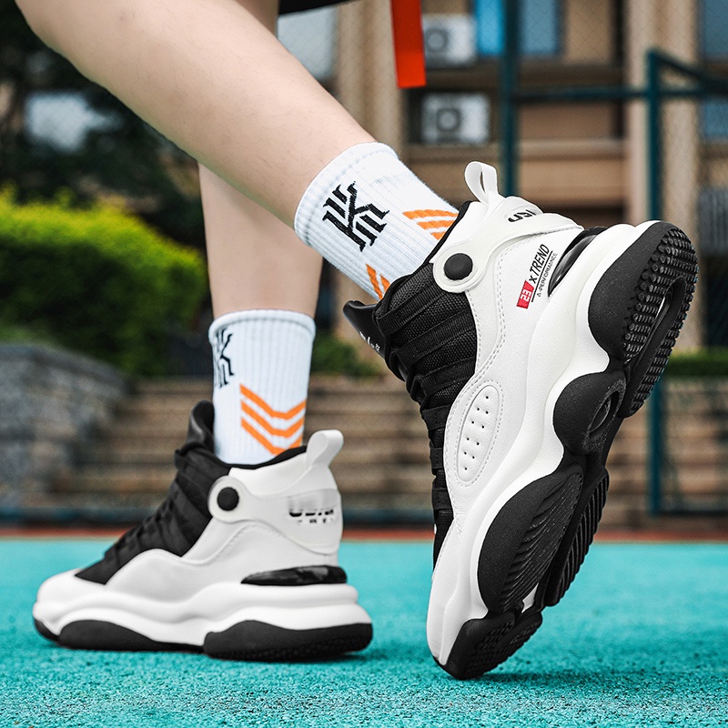 Giày Bóng Rổ Thoáng Khí Chống Trượt Thời Trang Thu Đông Phong Cách Mới Cho Nam