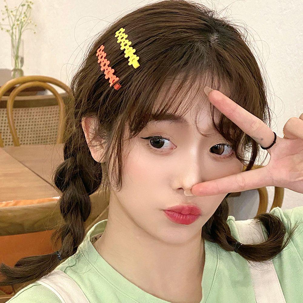 Kẹp Tóc Đính Hoa Màu Sắc Ngọt Ngào Cho Nữ