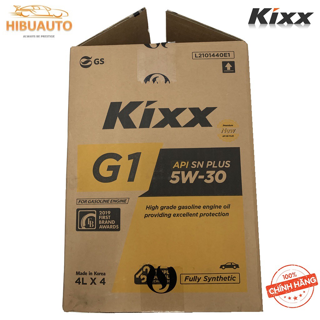 1 Thùng Dầu Động Cơ Xăng Kixx G1 API SN Plus 5W30 - 10W40