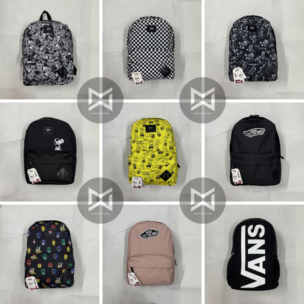 (𝗖𝗵𝗶́𝗻𝗵 𝗵𝗮̃𝗻𝗴 - M Waffle) (Tặng Túi Vải) Balo Vans SALE các mẫu hot (Có Sẵn - Full Tag)
