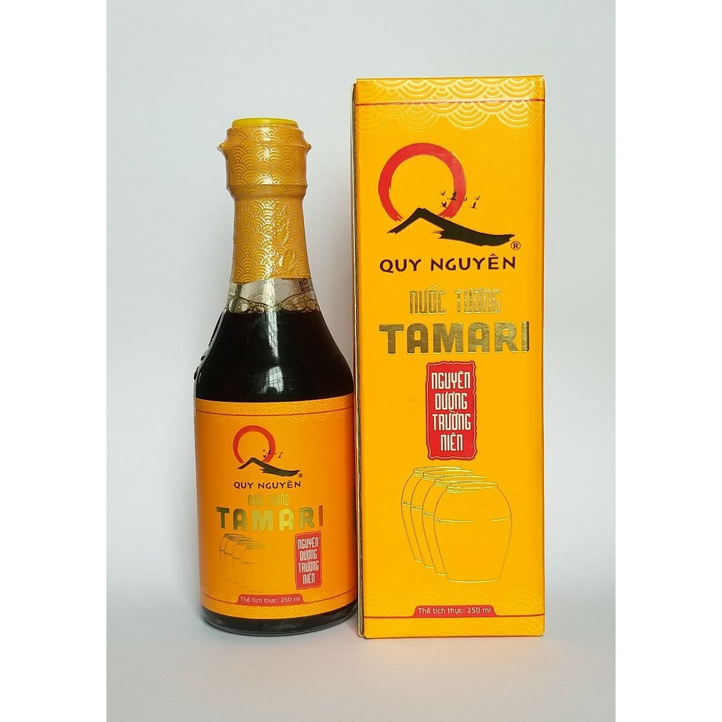 Nước tương Tamari nguyên dương trường niên Quy Nguyên ( chai – 250ml)