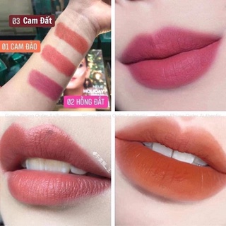 (Bill Pháp) Set Son Kiko Holiday 3 cây mini 2021