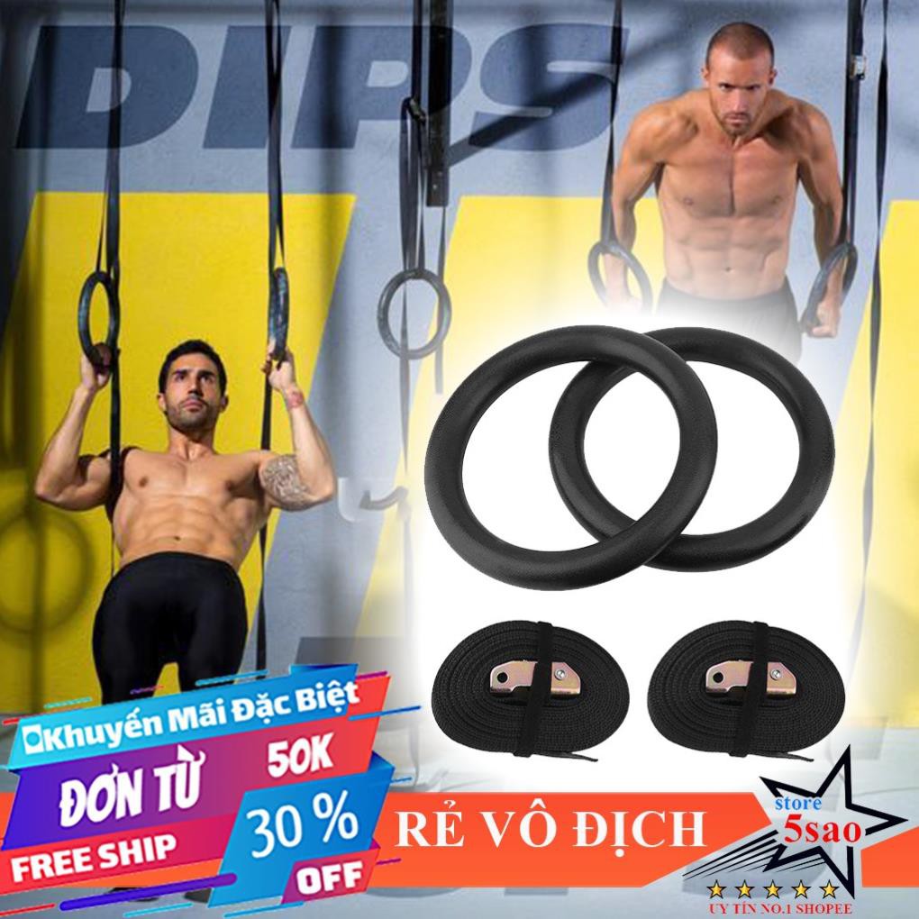 FREESHIP 🎁 Bộ vòng xà tay Ring Dip giá rẻ 2021 ⭐ Dụng cụ tập street workout