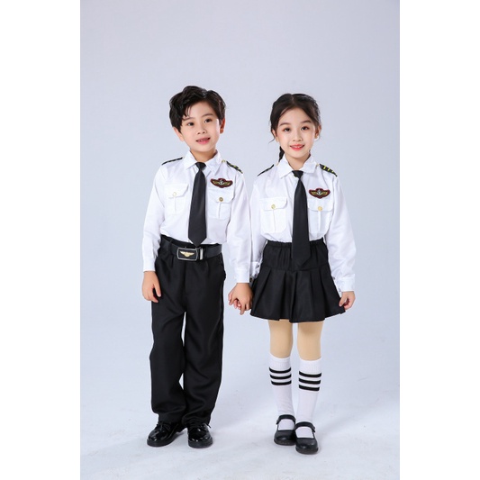 Trang Phục Phi Công Không Quân Cho Bé Trai Và Bé Gái