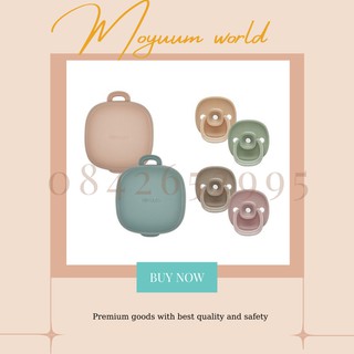 Ti giả Moyuum Hàn Quốc [Chính hãng] chất liệu silicon cao cấp, chống hô, chỉnh nha, đủ size, hộp đựng ti giả Moyuum