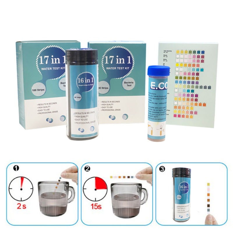 Bộ 100 Tờ Giấy Kiểm Tra Nước Bể bơi / Spa / Thử Nghiệm Nước Blala