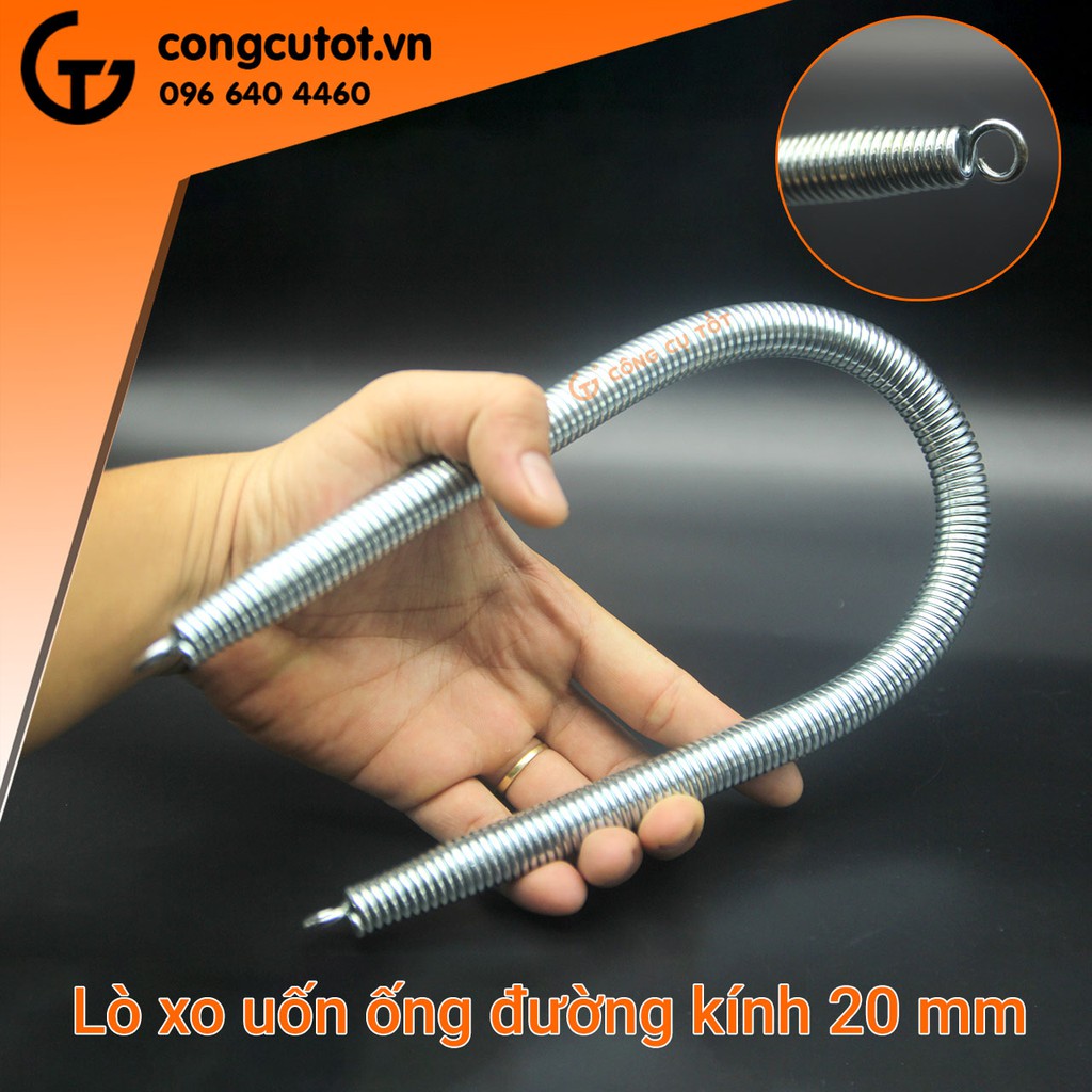 Lò xo uốn ống các cỡ uốn ống nhựa, ống inox, ống đồng,... mỏng